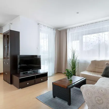 Przytulny Z Balkonem I Miejscem Do Pracy By Renters 아파트 그단스크
